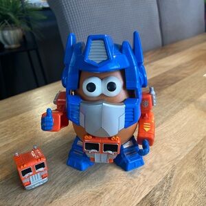 Optimus Prime Mr. Potato Head Toy - Blue and Orange